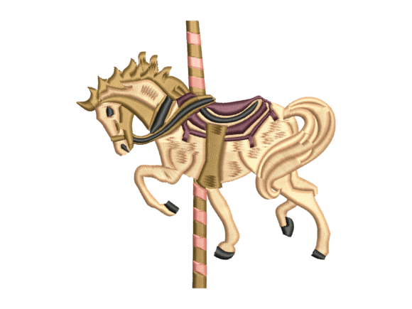 Carousel Horse Embroidery: A Craft Fair Review