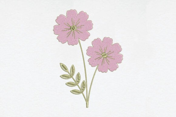Cosmos Flower Embroidery: A Designer's Review