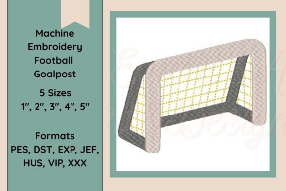 Football Goal Embroidery Design Review
