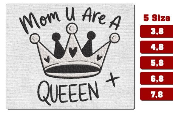Mom You Are a Queen Machine Embroidery Review