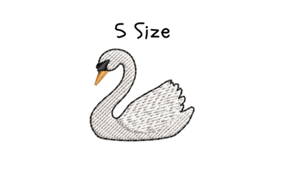 Swan Embroidery Design Review for Apparel