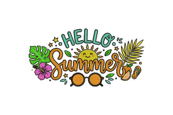 Tropical Leaves Summer Embroidery Design Review